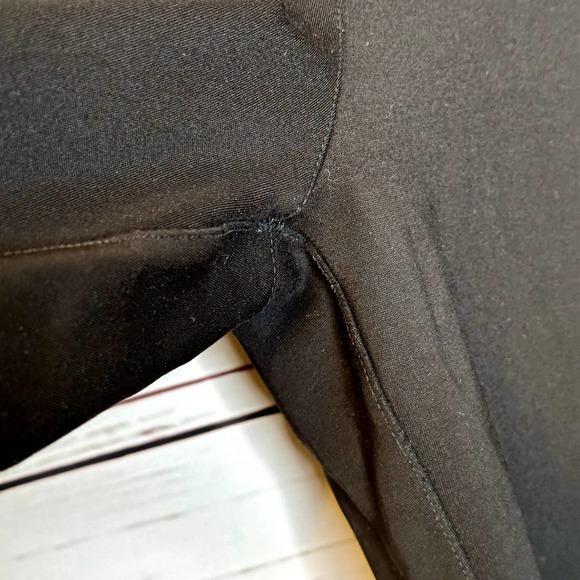 Betabrand Black Pull On Wide Leg Pants Size XL - Picture 3 of 5